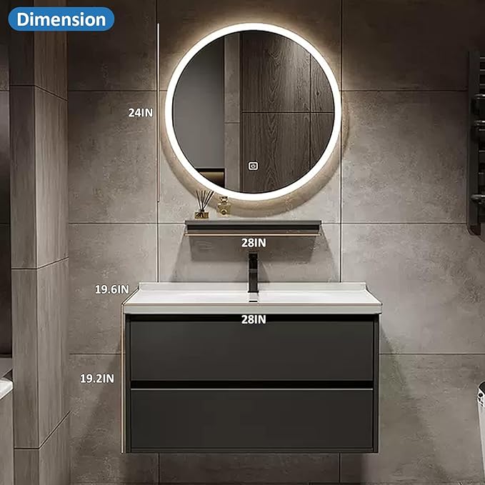 Floating Bathroom Vanity with Sink - Image 2