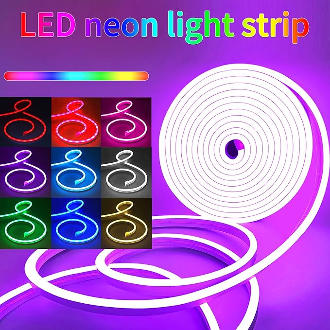 Neon Rope Lights，16.4ft RGB LED Strip Lights - Image 4