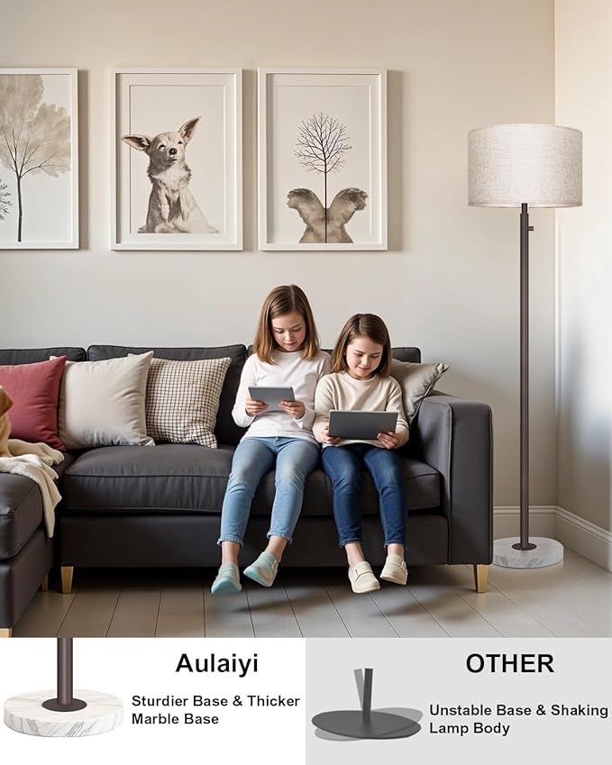 Floor Lamp for Living Room, Dimmable Floor Lamp, Modern Standing Lamp - Image 4