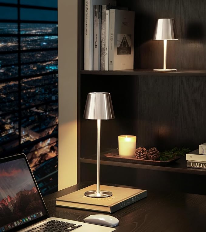 3 Pack Cordless Table Lamp, Portable Battery Operated Lamp - Image 2