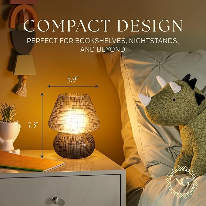 Next Glow Mushroom Lamp – Table Lamp, Modern Dimmable LED Night Light - Image 7