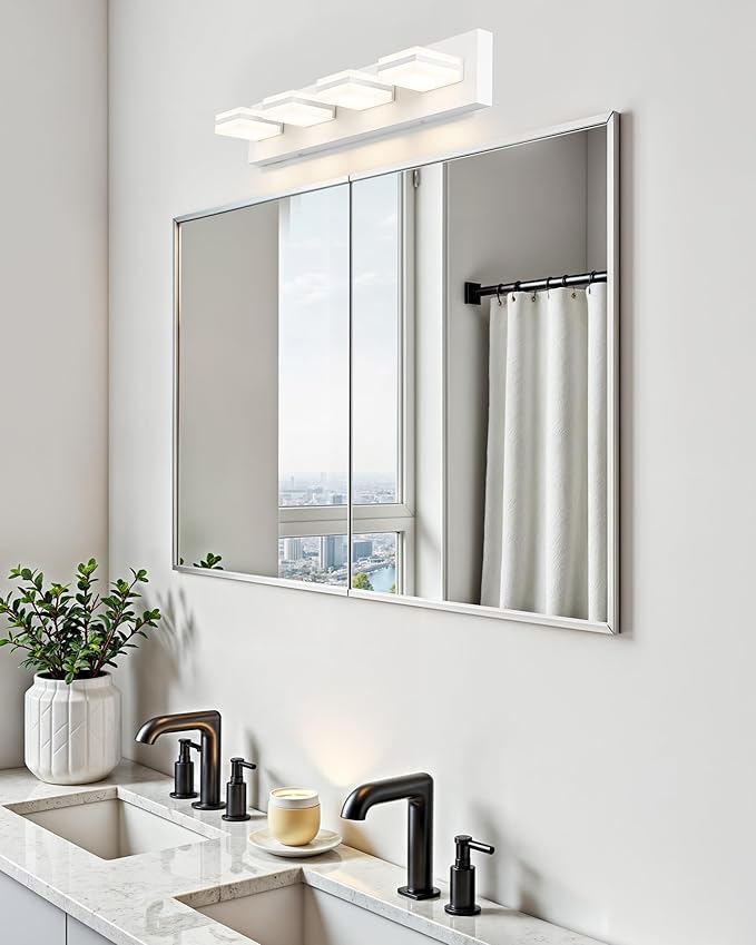 VONLUCE Bathroom Vanity Light Fixture, 4-Light Modern LED Vanity Light - Image 9