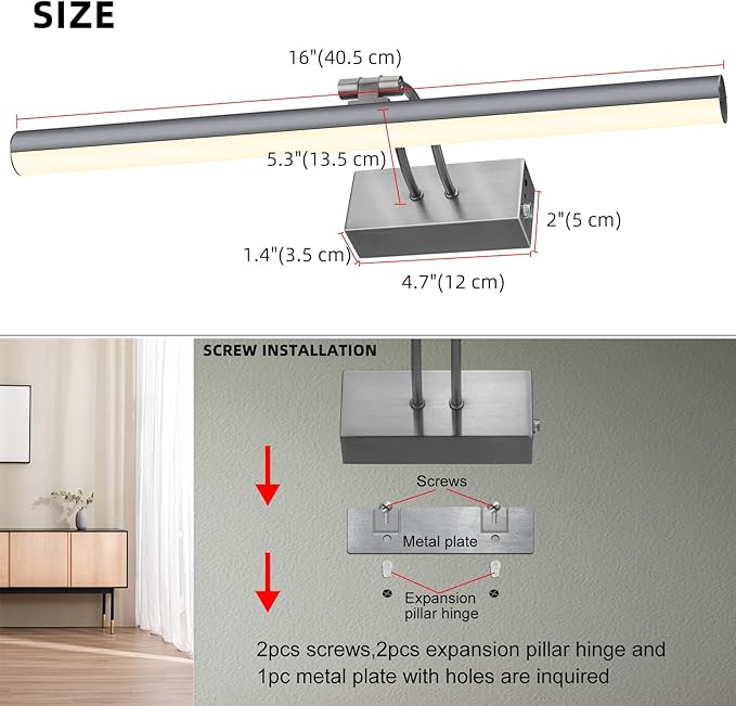 Picture Light, Picture Lights for Wall Cordless, Picture Lights - Image 8