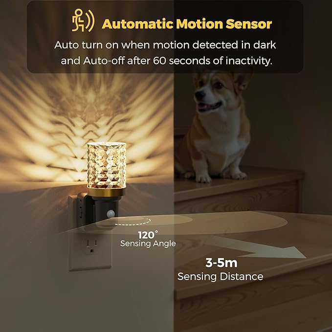 L LOHAS LED Motion Sensor Night Light, Motion Activated Night Lights Plug into - Image 4