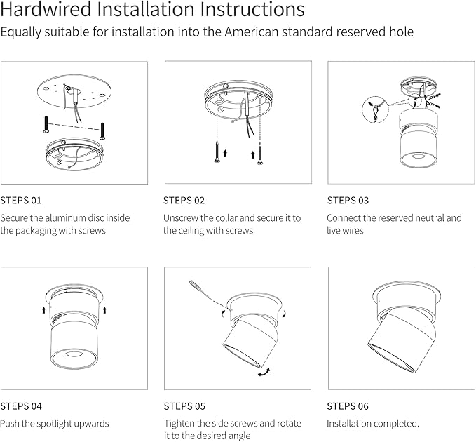 9W LED Ceiling Spotlight Indoor Spot Light - Image 7