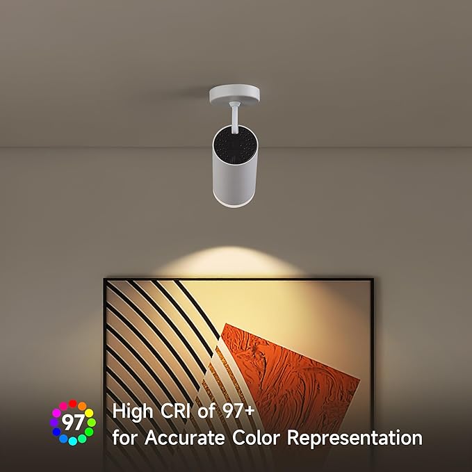 9W LED Dimmable Ceiling Spotlight Indoor – Adjustable Surface Mount Accent - Image 2