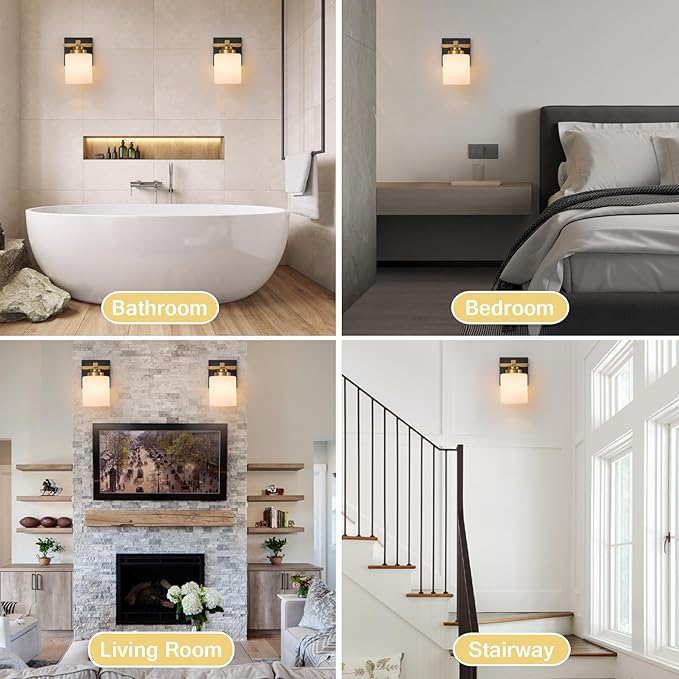 1 Light Modern Bathroom Light Fixtures Over Mirror, E26 Socket - Image 6