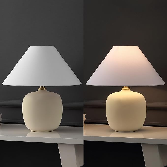 JONATHAN Y JYL5600B-SET2 Delphi 18.25" Minimalist Scandinavian Resin/Iron LED - Image 6