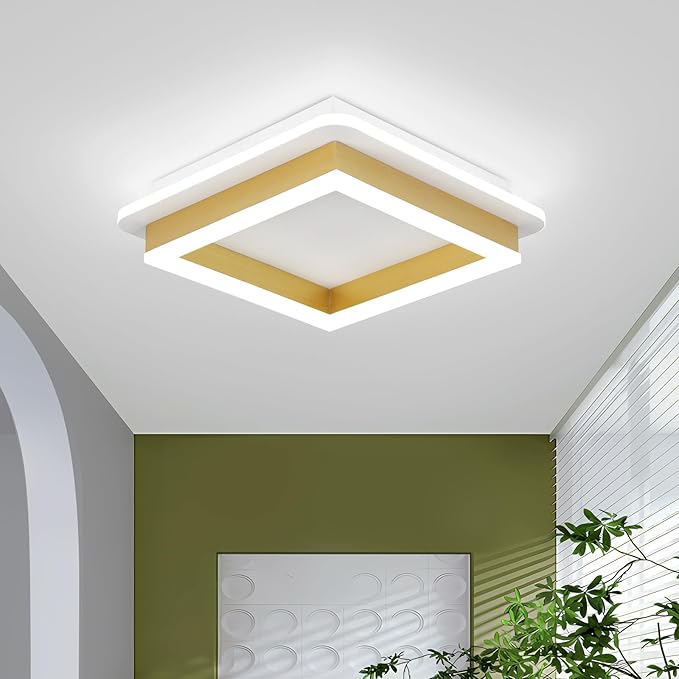 CANEOE Square Flush Mount Ceiling Light 24W Modern Led Hallway Ceiling Light - Image 8
