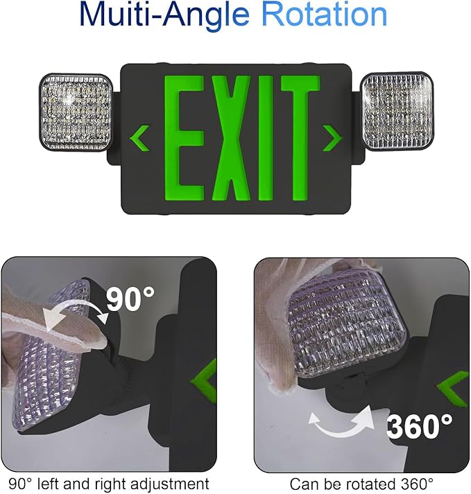 CM MZY Black Housing Exit Sign - Image 4