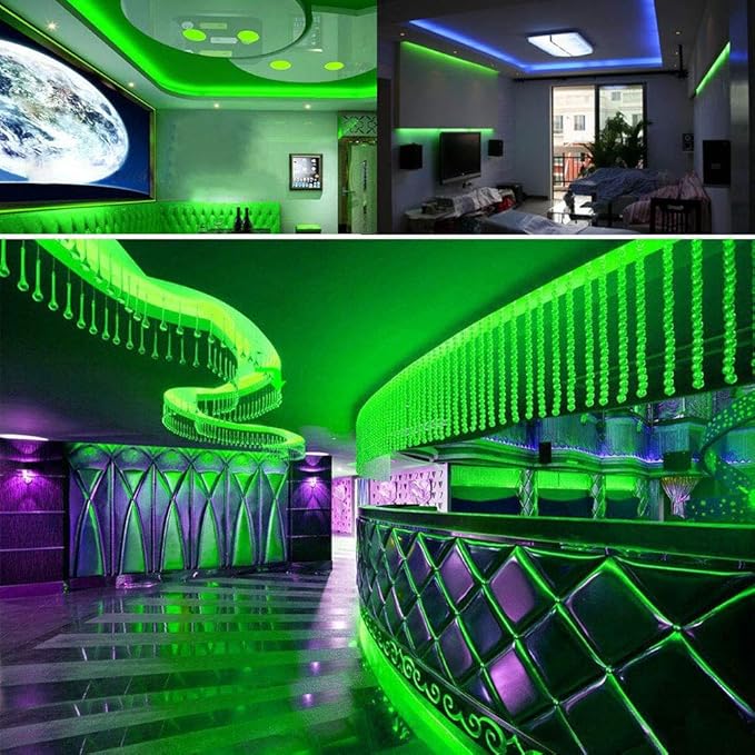 LED Light Strip, 16.4ft 600 Units SMD 5054 LEDs, 16000LM Flexible 12V DC - Image 3