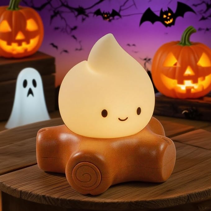 Cute Fake Campfire Lamp, Rechargeable Night Light - Image 7
