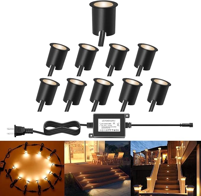 LED Recessed Deck Light Kits by QACALEDOutdoorRecessedDeckLightingKits