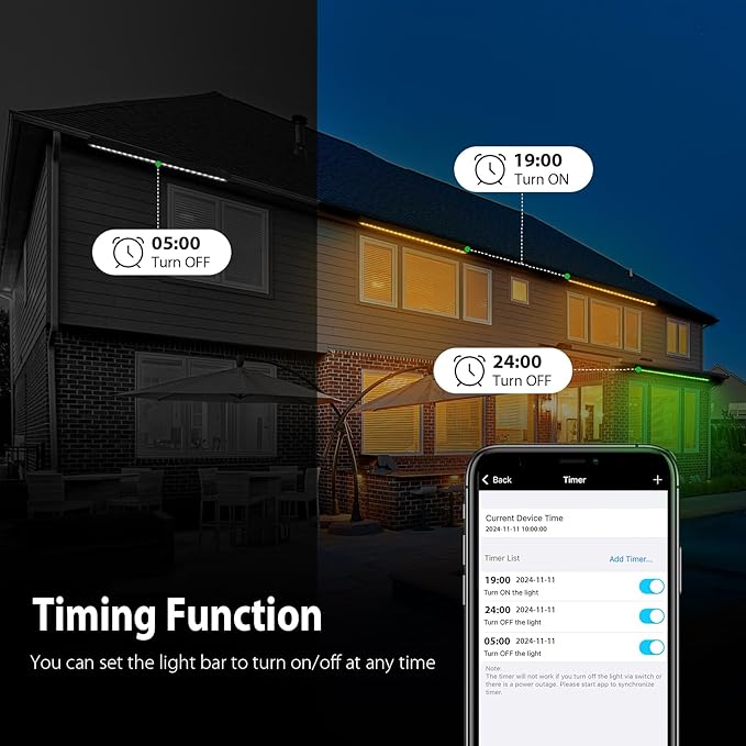 Smart Linkable LED Wall Washer Light, 168W RGB+CW Color Changing Smart Bar - Image 9