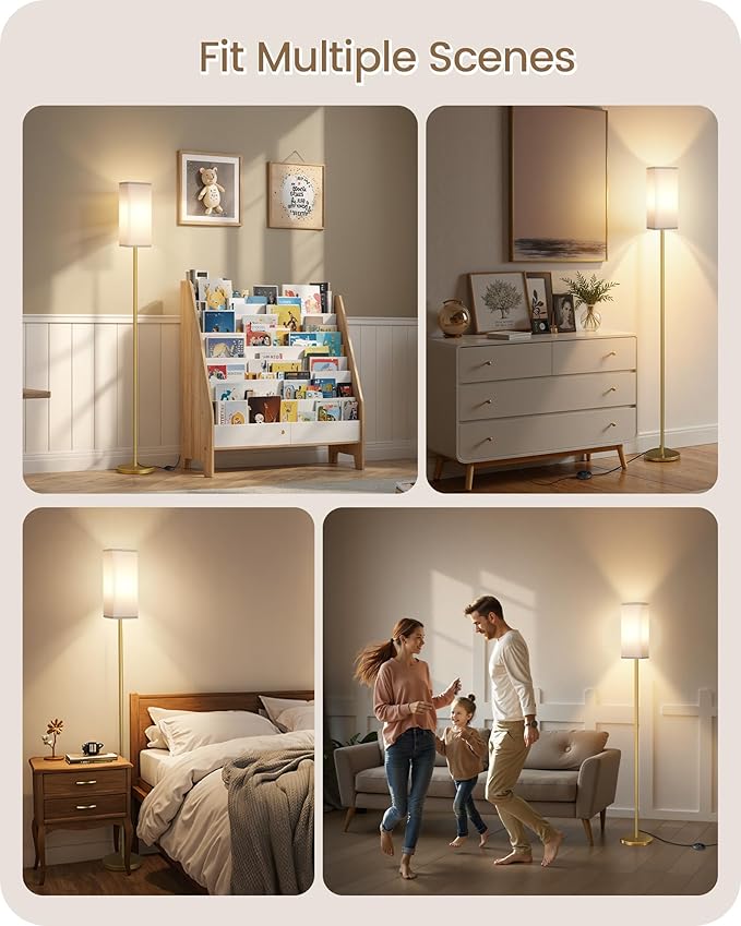 2Pack Floor Lamp, Pole Lamp - Image 7
