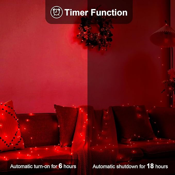 2 Pack 16.4ft Battery Operated String Lights - Image 5