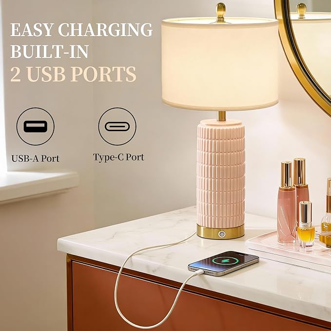 PoKat 25'' Table Lamps Set of 2 - Image 2