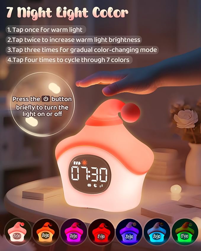 Star Alarm Clock with Night Light - Image 5
