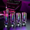 4 PCS Car USB Lights, Portable Plug-in Retro Car Interior Ambient Lights by Unknown