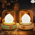 2Pack Ghost Campfire Night Light, Small Cute Desk Lamp, Dimmable Cordless by DeogosLighting