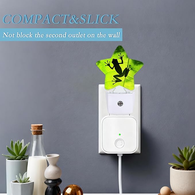Frog Plug-in Night Light with Dusk-to-Dawn Sensor - Image 3