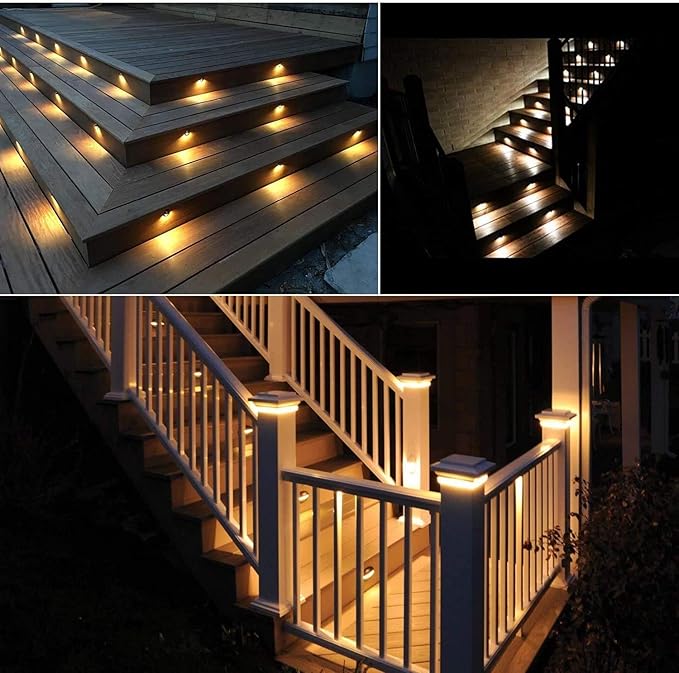 LED Stair Light Low Voltage Waterproof IP65 Outdoor F1.38 Wood Recessed LED - Image 4