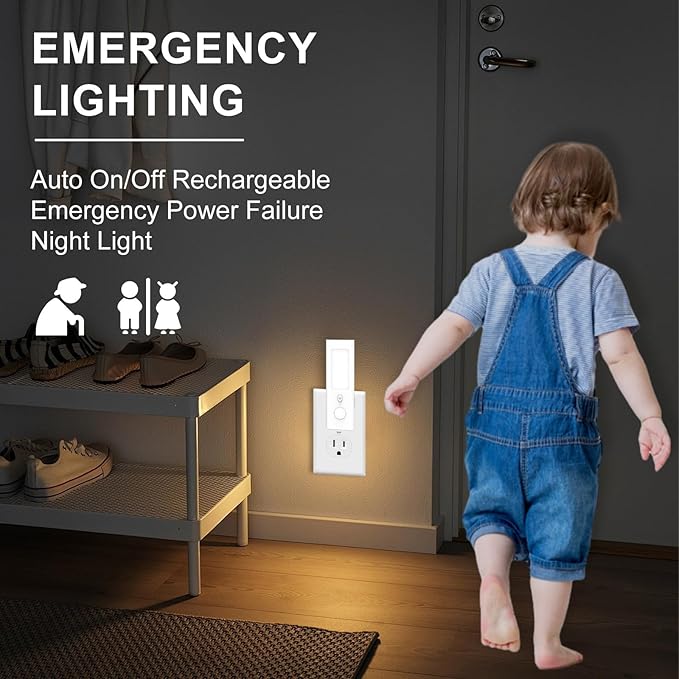 Smart Motion Sensor Night Light – 5-in-1 Rechargeable Automatic Nightlights - Image 6