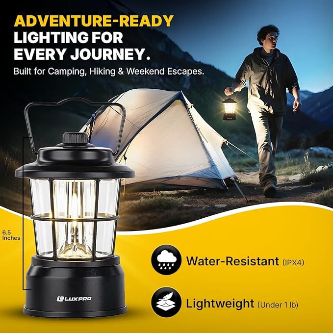 LUXPRO Retro LED Lantern - Image 7