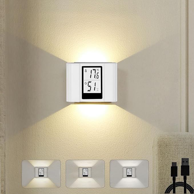 Motion-Activated LED Wall Sconce Outdoor Indoor Wall Lights by Kingshowstar