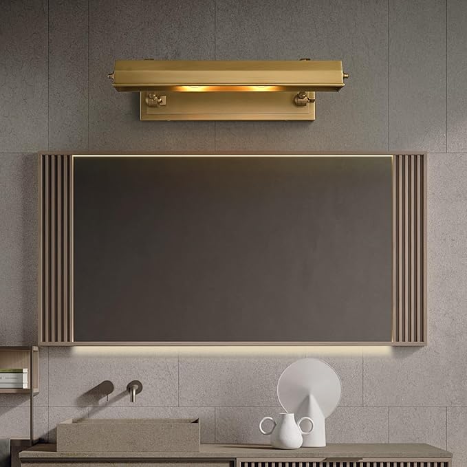 Brass Picture Light Picture Lights Gold Retro Art Light Vintage Picture Frame - Image 12