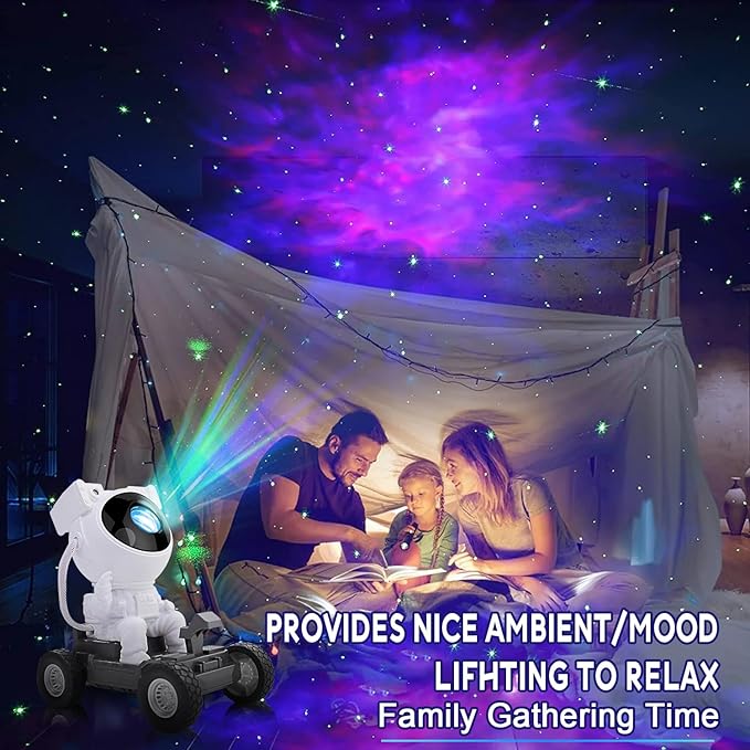 Astronaut Space Man Buddy Projector, 360° Star Projector Galaxy Nebula Light - Image 7