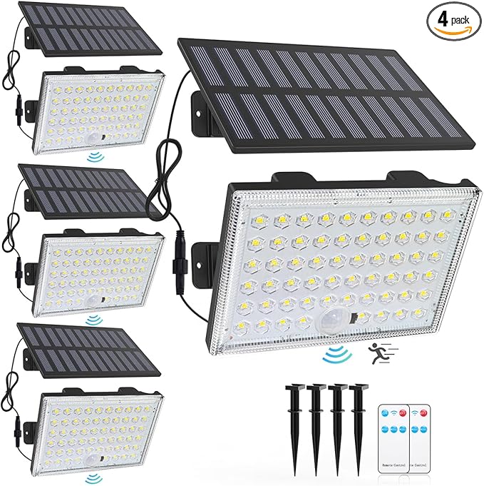 LumiZen Outdoor Solar Lights, Split Solar Motion Sensor Outdoor Lights by LUMIZEN
