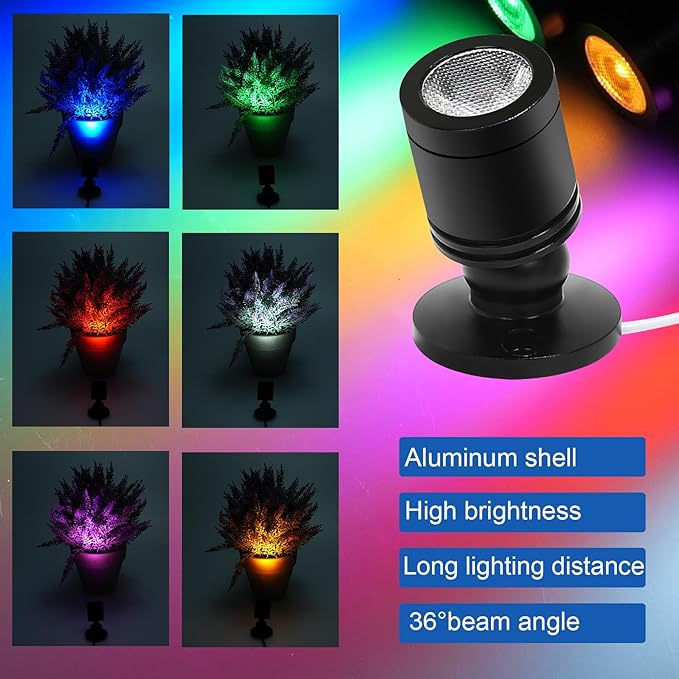 Taysing Color LED Spot Light Indoor Little Mini Spotlight Accent Lights - Image 4