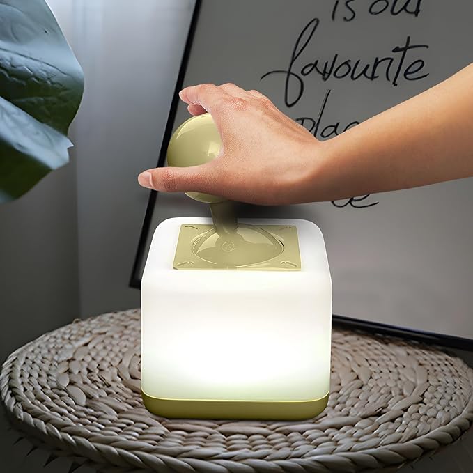 Night Light Lamp Rocker Night Light, 2-Speed Timer Bedside Night Lamp by HPYDIY