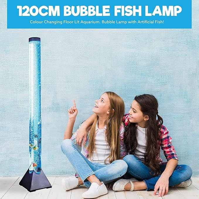 EDIER 3.9 FT Fish Bubble Tube, Sensory Bubble Lamp, Fish Lamp - Image 4