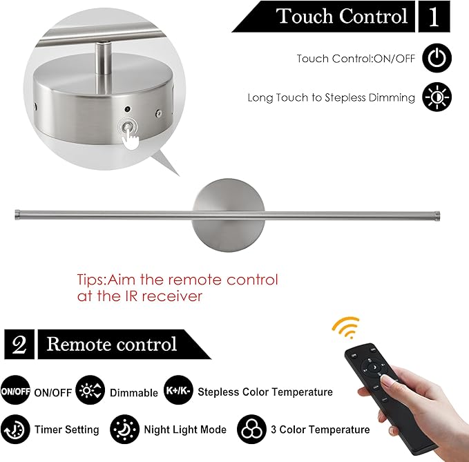 Removable Battery Operated Wall Sconces - Image 5