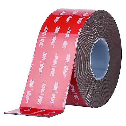 Double Sided Tape Heavy Duty, Waterproof Mounting Foam Tape, 16.5ft Length by Couzeely