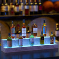 LED Lighted Liquor Bottle Display Shelf, 38 Inch Bar Display Shelf, DIY by Cubehom
