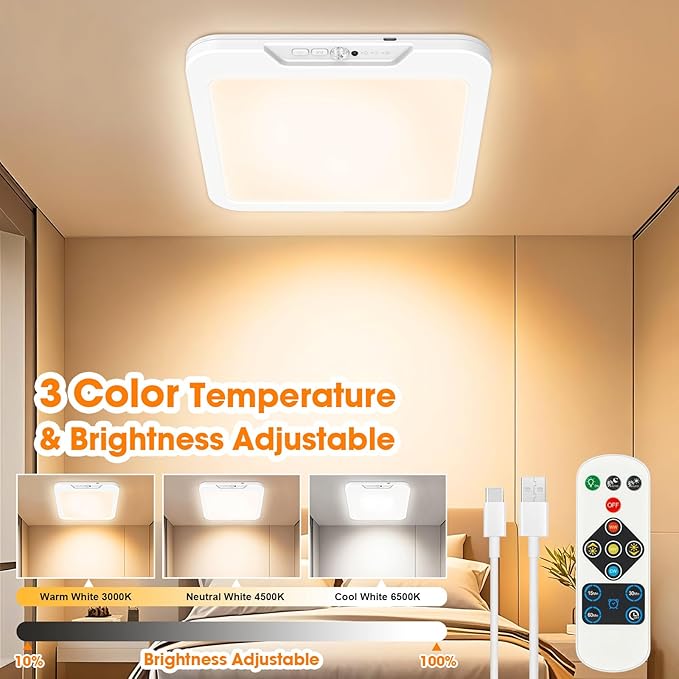 Rechargeable Ceiling Light - Image 2