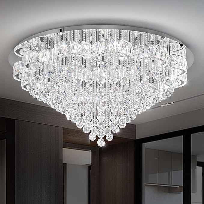 Flashing God 48inches Chrome Crystal Chanderliers - Image 7