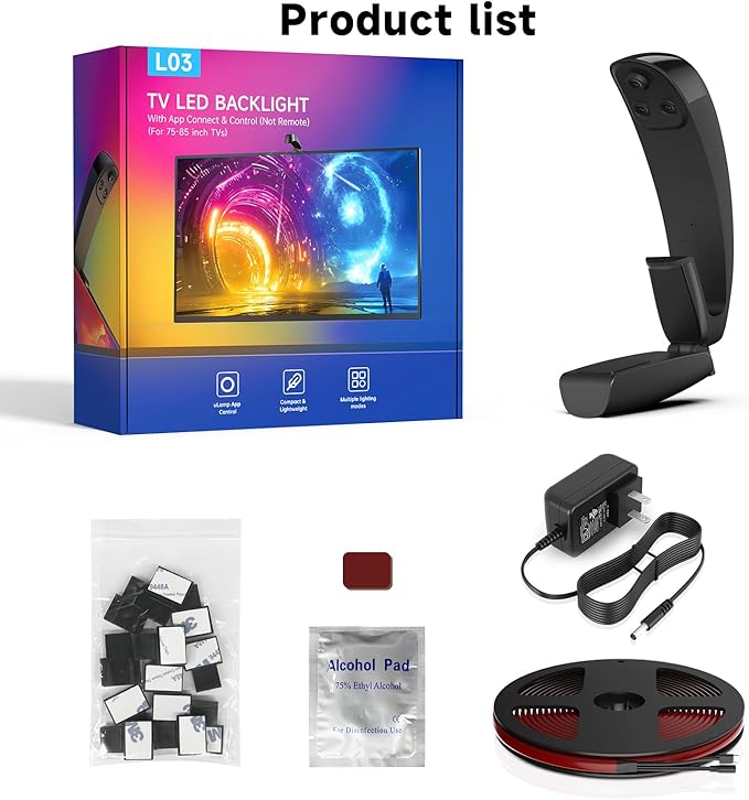 FFJ TV Backlight, 18ft RGB LED Strip Lights That Change - Image 9