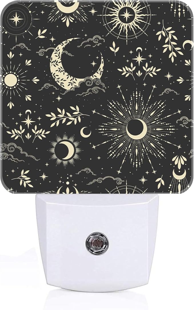 Moon and Sun Night Light, Plug-in Night Lights by Unknown
