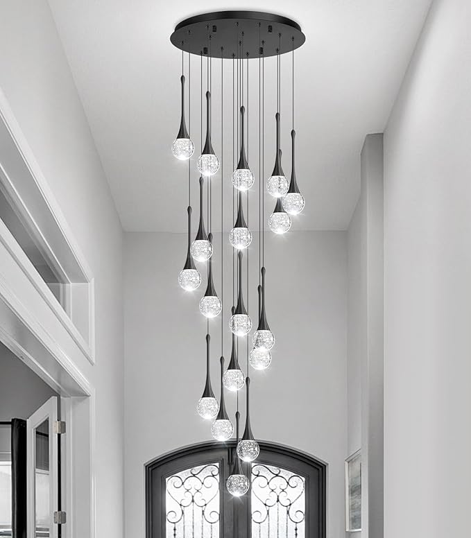 18 Light Modern Glam Crystal Chandelier - Image 8