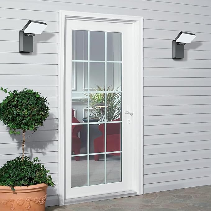 40W LED Wall Lights 3000LM Rotatable 360° Neighbor Friendly Porch Light 5000K - Image 8