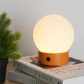 Small Cute Cordless Table Lamp Rechargeable, Battery Operated Shower Lamp by WEILAILUX