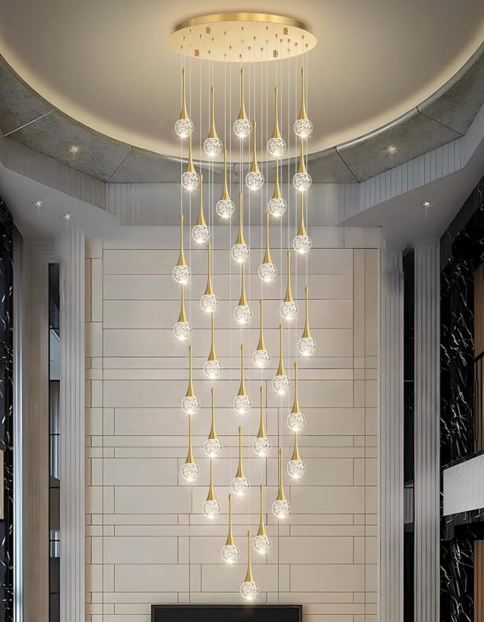 36 Light Modern Glam Crystal Chandelier - Image 5