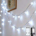 Flower String Lights 59 Ft 100 LED Fairy Lights Plug in by JOLYMOLY