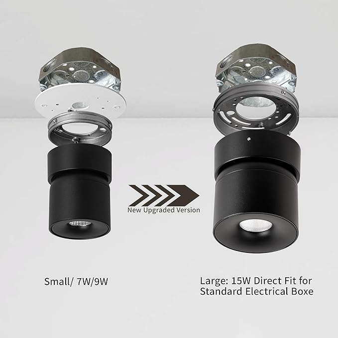 Aisilan Ceiling Spot Lights Indoor, 15W Modern LED Spotlight 350° Directional - Image 6