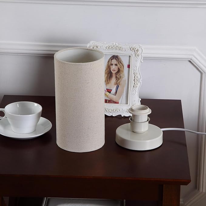 Bieye L10271 Linen Fabric Table Lamp - Image 5