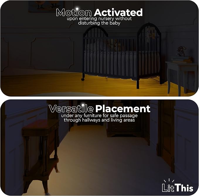 Under Bed Lights Motion Sensor Patented 360° Motion Activated Night Light - Image 4